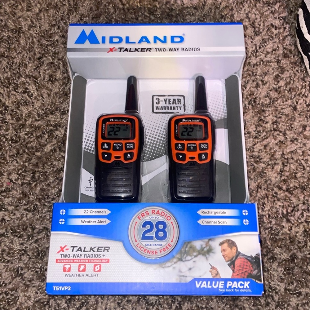 Midland x Talker - 2 way radios! Brand new!